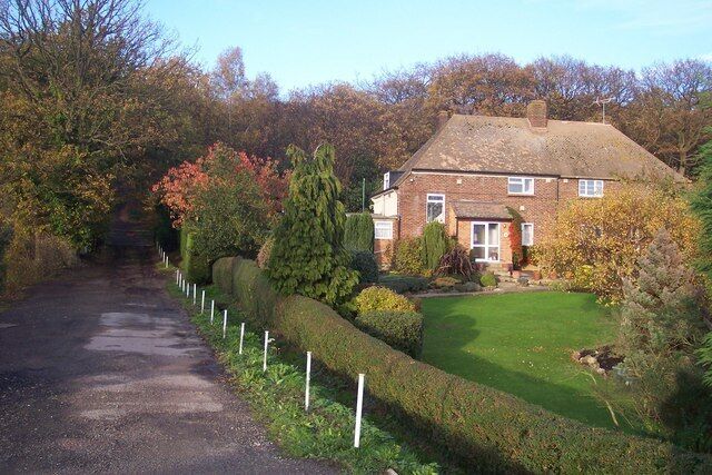 New Road near Church Wood Cottages This track leads from the A2 Dual Carriageway through Church Wood and Blean Woods towards Rough Common. It is also used by a footpath.