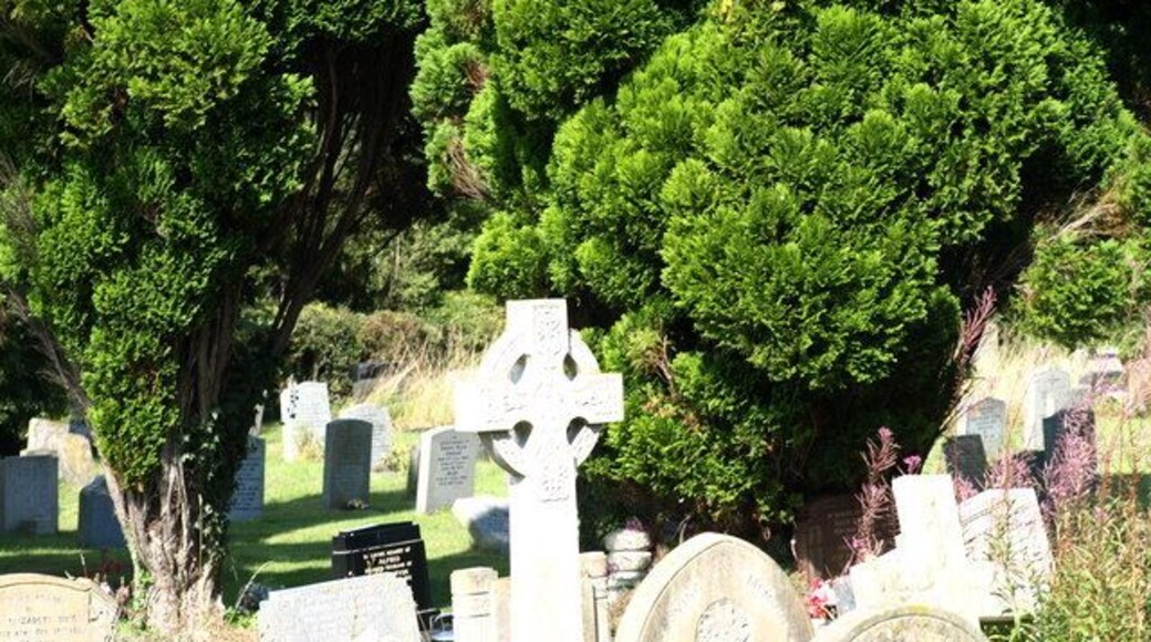 The End Graveyard in the grounds of the church.