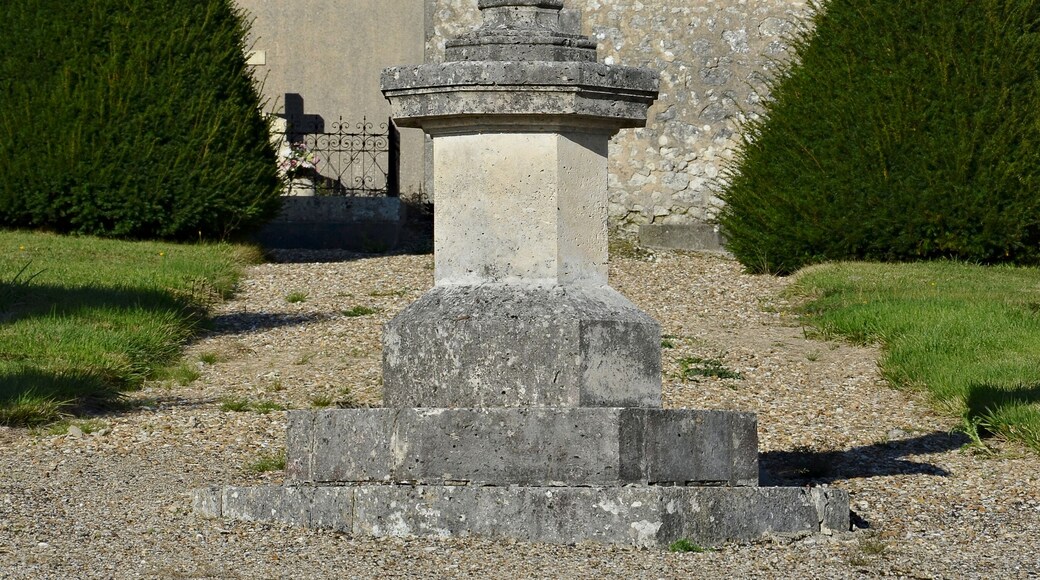 Cemetery cross, Cressac-Saint-Genis, Charente, France.