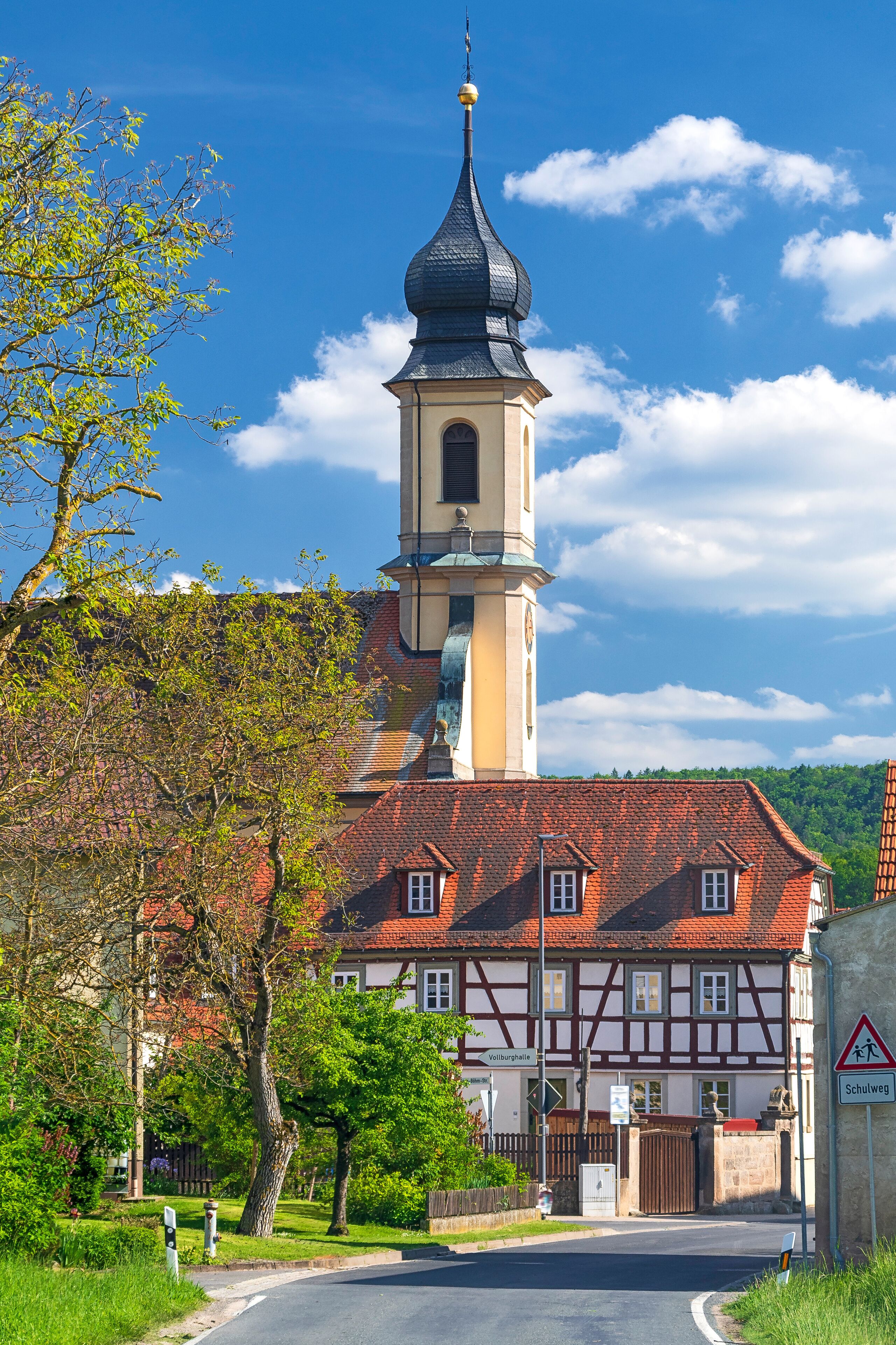 Michelau im Steigerwald in the district of Schweinfurt in Bavaria, Germany