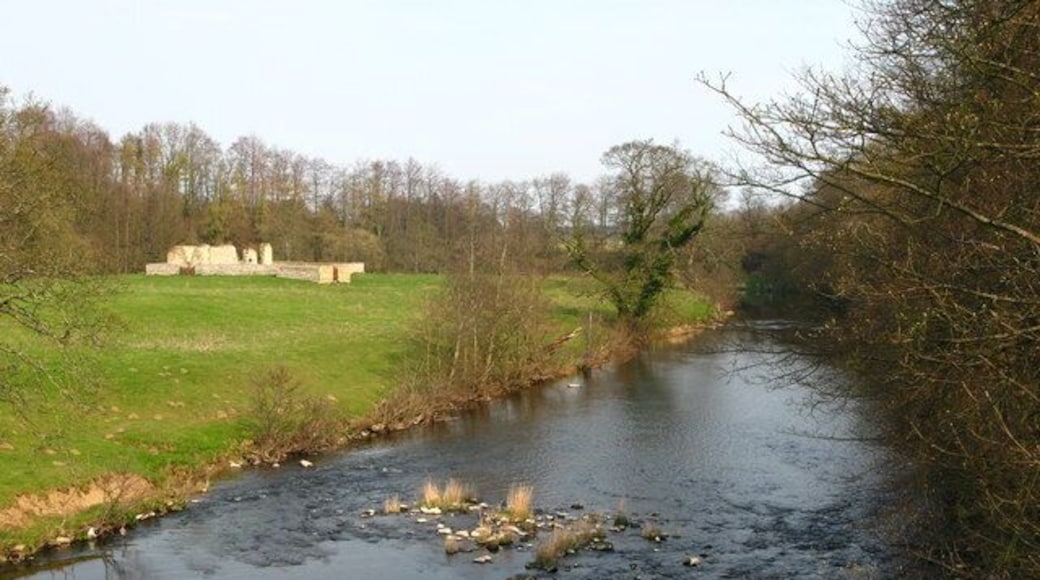 Brainshaugh Priory by the River Coquet A priory was founded at Brainshaugh in 1147 for nuns who belonged to the Premonstratensian Order. The chapel ruins are still visible, but all other buildings survive only as buried foundations. The source of the river Coquet is in the hills along the Scottish border near Rothbury. It winds through Coquetdale to the North Sea coast at Amble.
