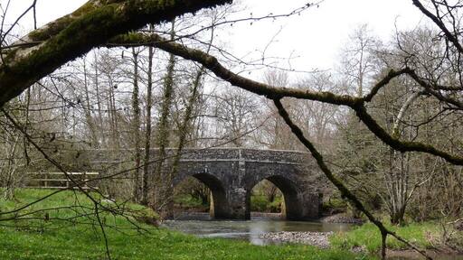 Sheepwash Bridge as seen from downstream Bridge on the river Torridge