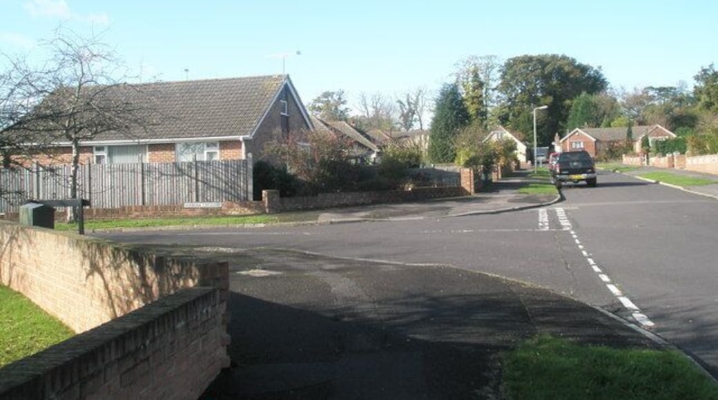 Approaching the junction of Verbena Crescent and Beech Way