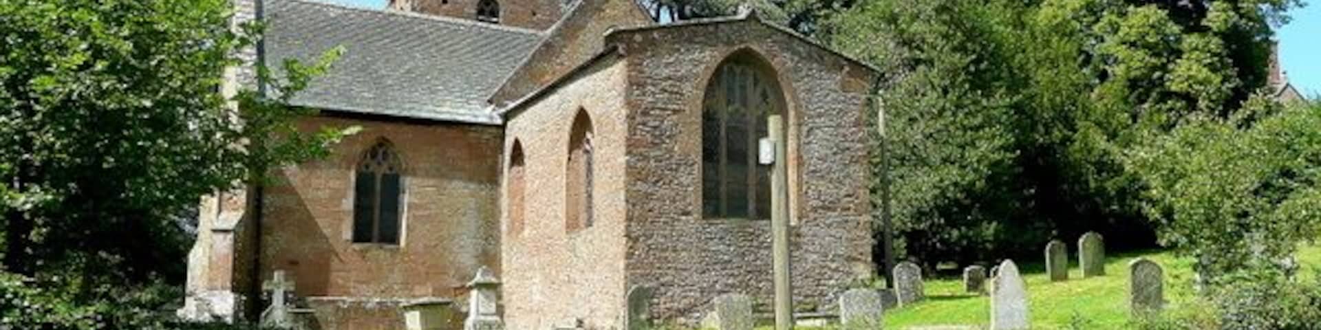 Ss. Andrew and Mary's church, How Caple A fine sandstone building adjacent to How Caple Court overlooking the Wye valley.