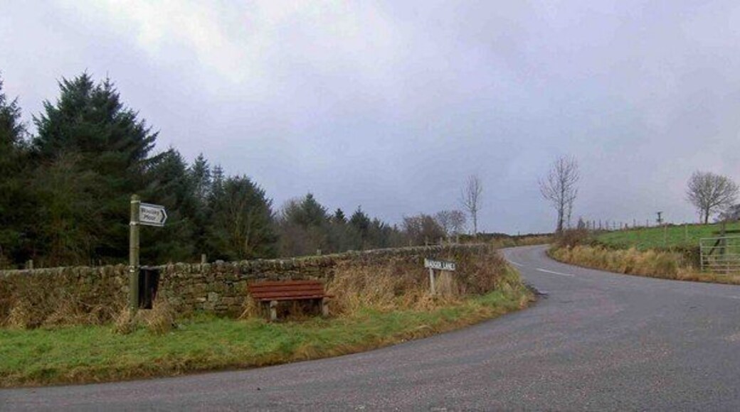Badger Lane Turn here to Wooley Moor.