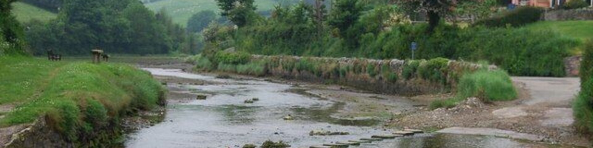 Ford and stepping stones, South Pool Creek, South Pool