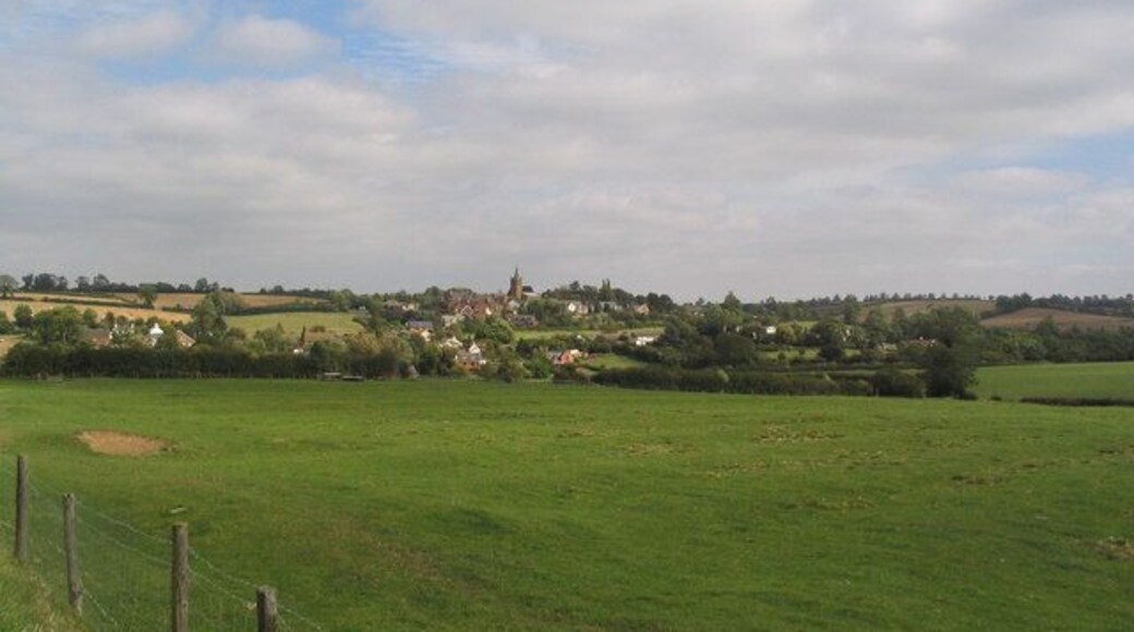 View to South Croxton The village, with its Church of St John the Baptist, sits on the south-facing slope of the valley of Queniborough Brook.