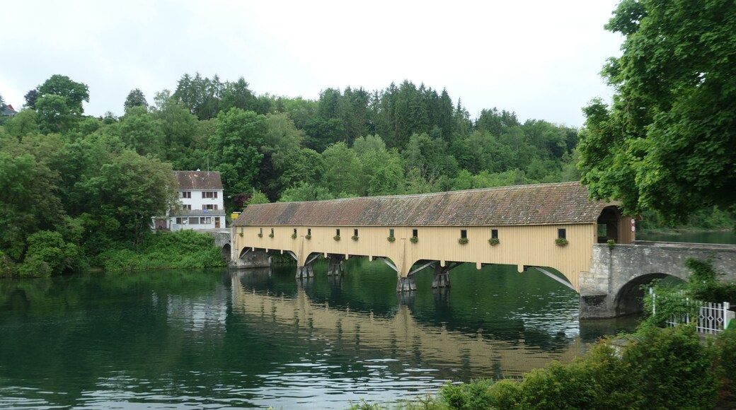 Gedeckte Holzbrücke Rheinau - Lottstetten - Jestetten