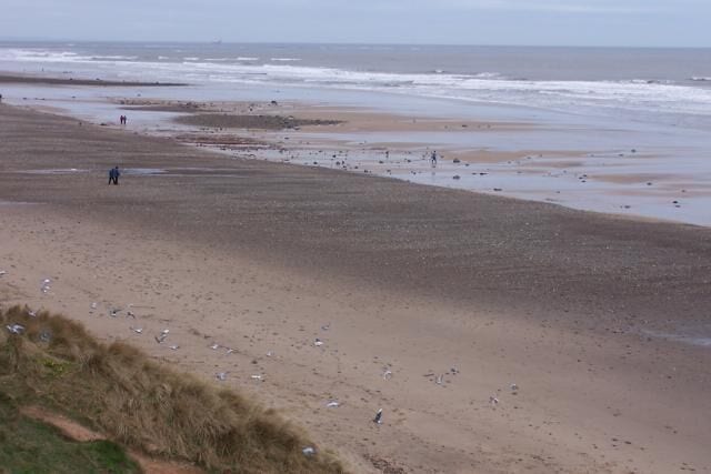 Beach between Redcar and Marske.