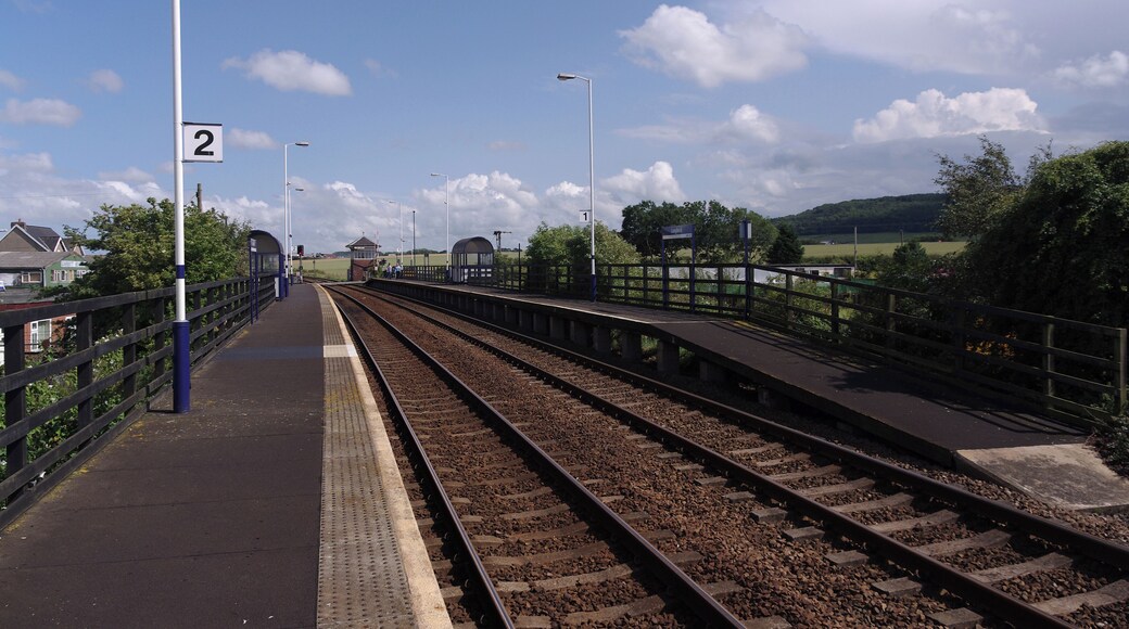 Longbeck railway station on the Tees Valley Line.