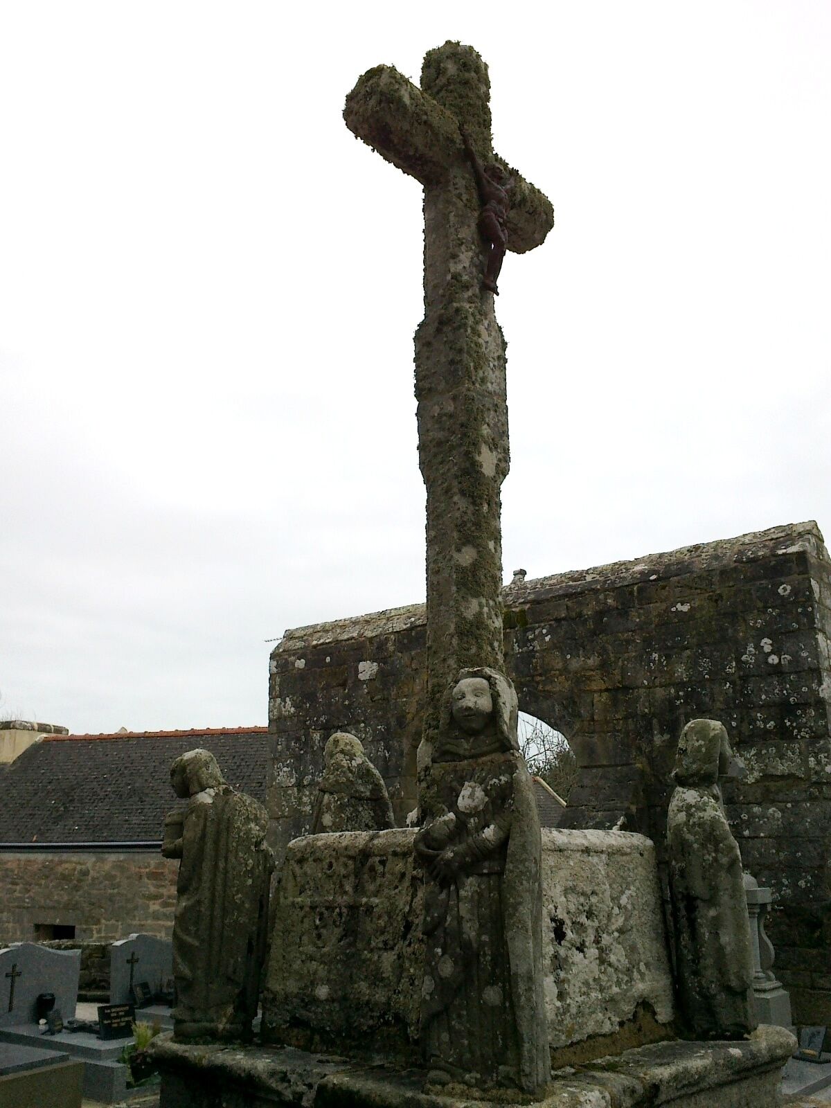 Finistere Primelin Chapelle Saint-Tugen Calvaire