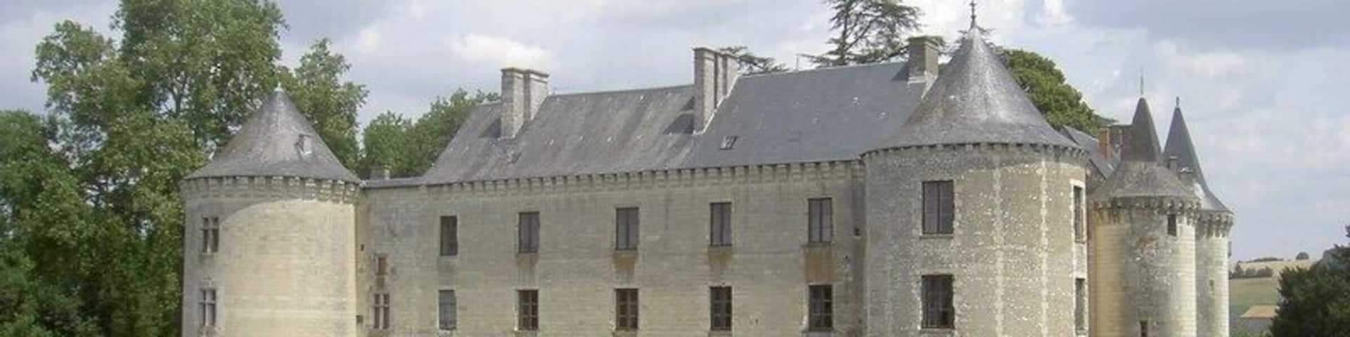 Château de la Guerche vu du pont - Touraine sud (Val de Loire)