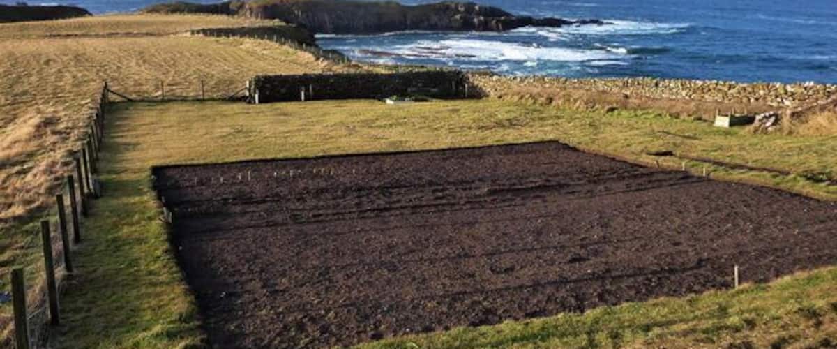 Kirtomy Bay Looking West with Kirtomy Bay in the middle ground and Farr Point in the background.