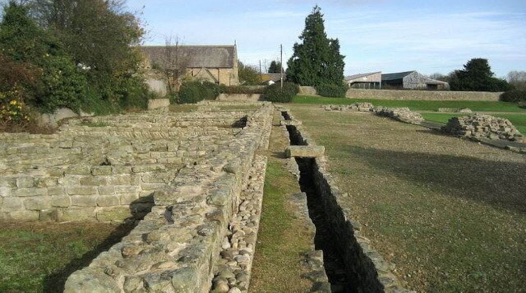 Part of the Roman Fort at Piercebridge