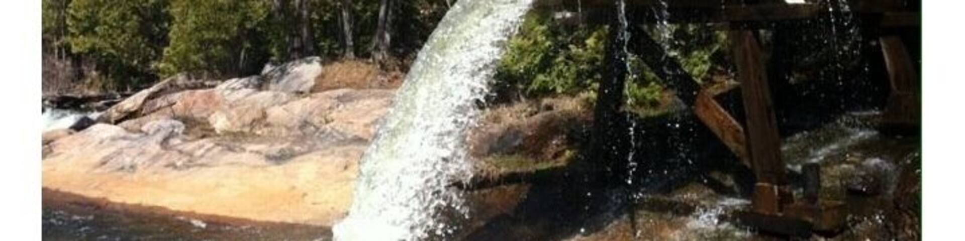 Crooked Slide Park, a beautiful little place in my small home town. Often the scene for wedding pictures in the spring and summer. Great fishing too.
