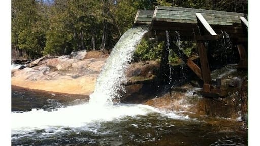 Crooked Slide Park, a beautiful little place in my small home town. Often the scene for wedding pictures in the spring and summer. Great fishing too.