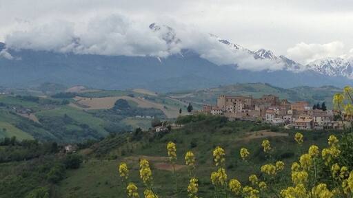 A very picturesque hilltop village in Abruzzo