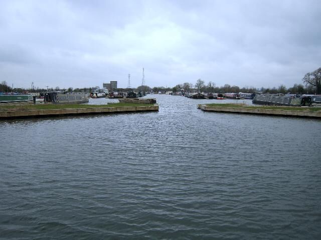 Saul Junction Marina The entrance the recently built (not shown on the version of the OS Maps at the time the picture was taken) Saul Junction Marina from the Stroudwater Canal. This is a massive development with 284 berths and all mod cons.
