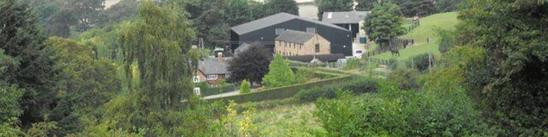 Hopton Farm From the footpath onto Nesscliffe Hill.