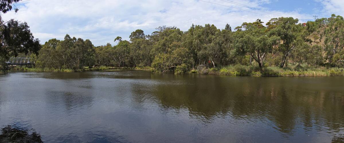 Barwon River in Geelong, Victoria, Australia