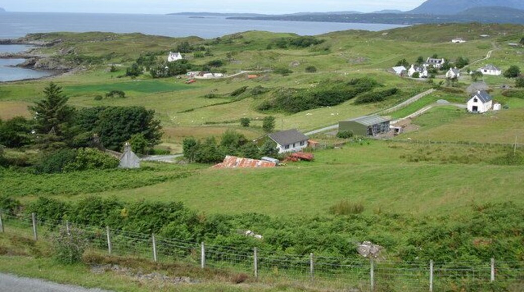 Tarskavaig The splendid village at the southern end of Skye.