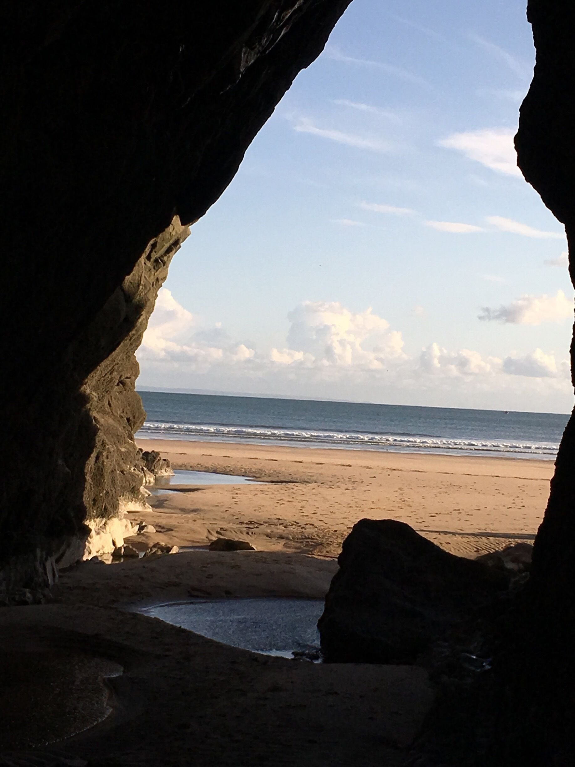 It's a beautiful place but only at low tide. 