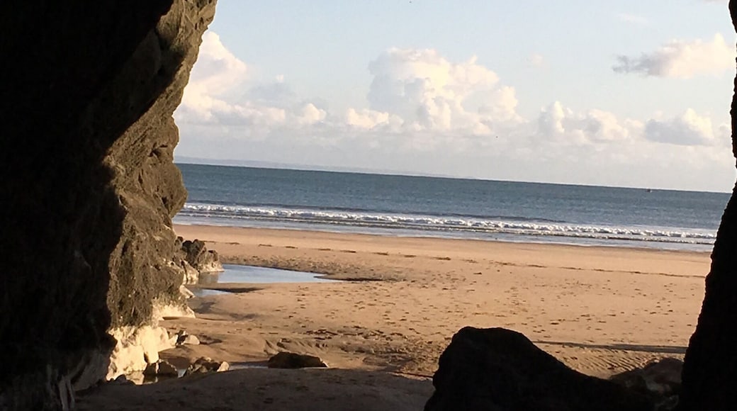 It's a beautiful place but only at low tide.