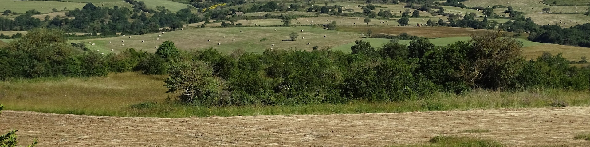 View from Col des Fourches, Mouthoumet, Aude, France, to the north