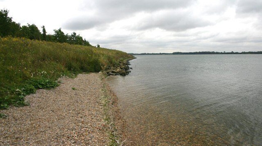 Grafham Water Looking south-east from the end of Church Hill, the road that used to link the villages of Grafham and Perry before the reservoir was constructed.