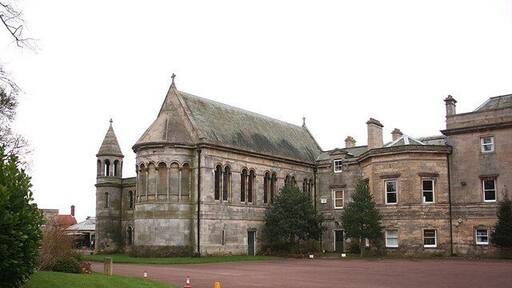 Wellingore Hall Chapel Romanesque Roman Catholic Chapel dedicated to St.Augustine of Canterbury, largely rebuilt after a fire in 1884