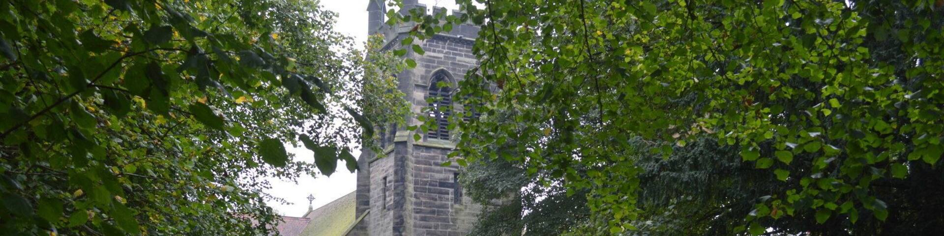 Parish church of St James the Great, Norton Canes, Staffordshire, seen from the west