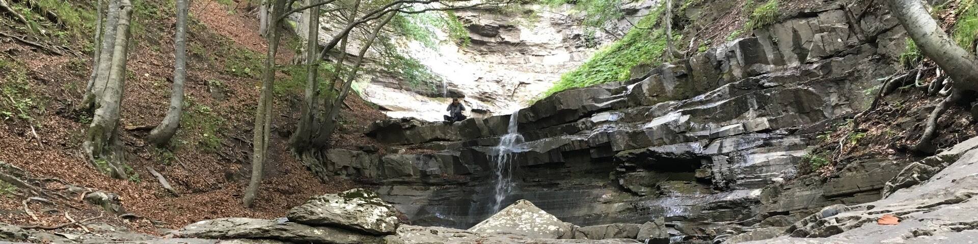 Cascate del Lavachiello, Ligonchio. Appennino Tosco Emiliano.