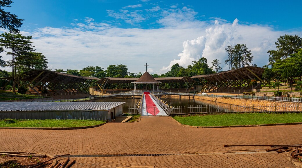 Scenic view of Uganda Martyrs Catholic Shrine Basilica in Namugongo, Kampala, Uganda
