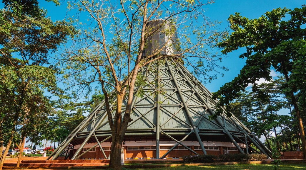 Scenic view of Uganda Martyrs Catholic Shrine Basilica in Namugongo, Kampala, Uganda