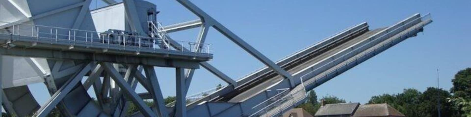 Pegasus Bridge in Normandy.