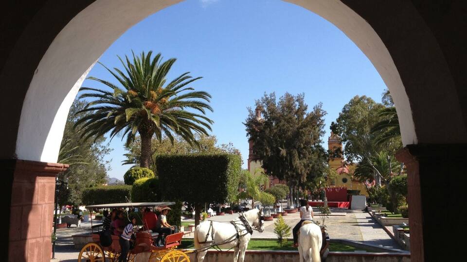 Small colonial town in the state of Querétaro, México