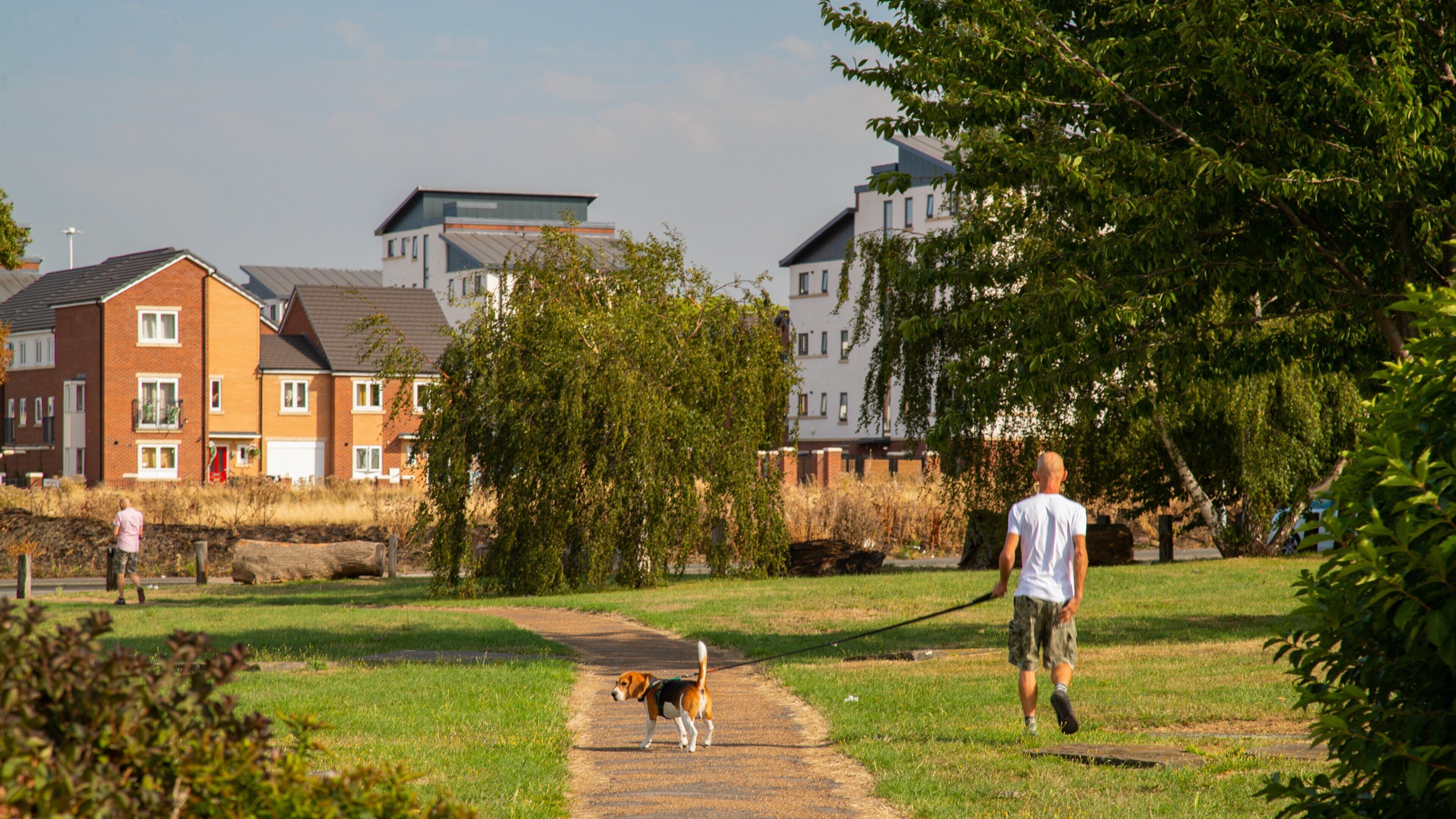 Holbeck featuring a garden and cuddly or friendly animals as well as an individual male