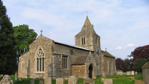 St Andrew's parish church, Glaston, Rutland, seen from the southwest