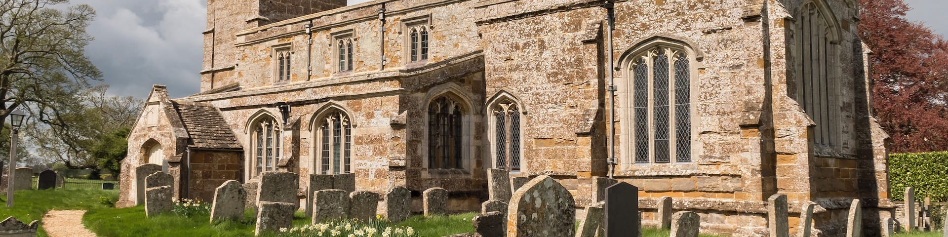 The church dates from the twelfth century, though much of the surviving fabric is from the thirteenth century.