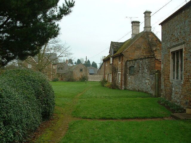 Quaint Village Scene in Ayston.