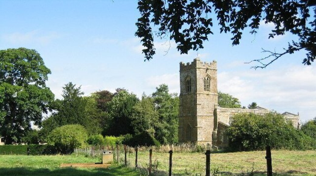 St Mary the Virgin parish church, Ayston, Rutland, seen from the southwest