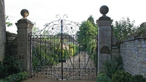 Gateway to North Luffenham Hall.