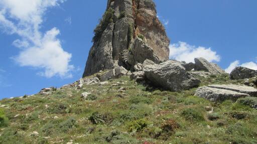 Caratteristica formazione montuosa. Sardegna centro-orientale.