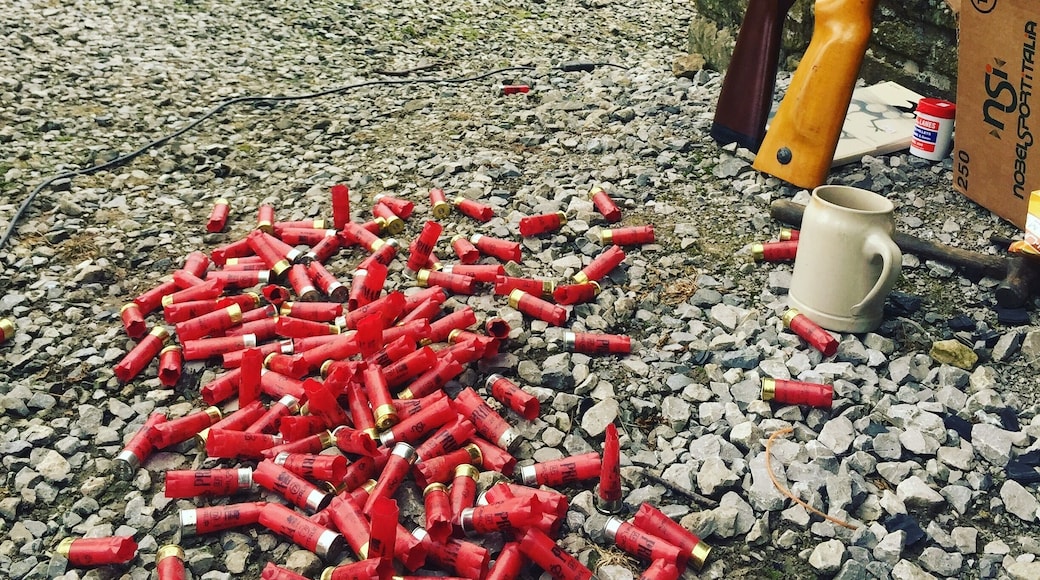 Relaxing weekend in the Peak District, finished off with a spot of Clay Pigeon Shooting with Hallams Guns #CountryPumpkins