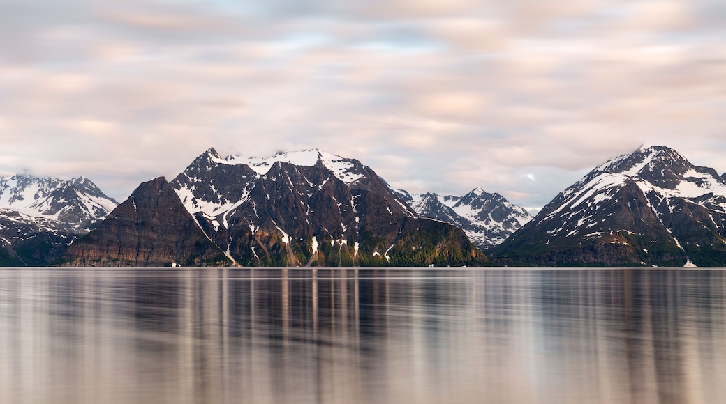 Lyngen Alps and Fjord Troms Arctic Circle Norway