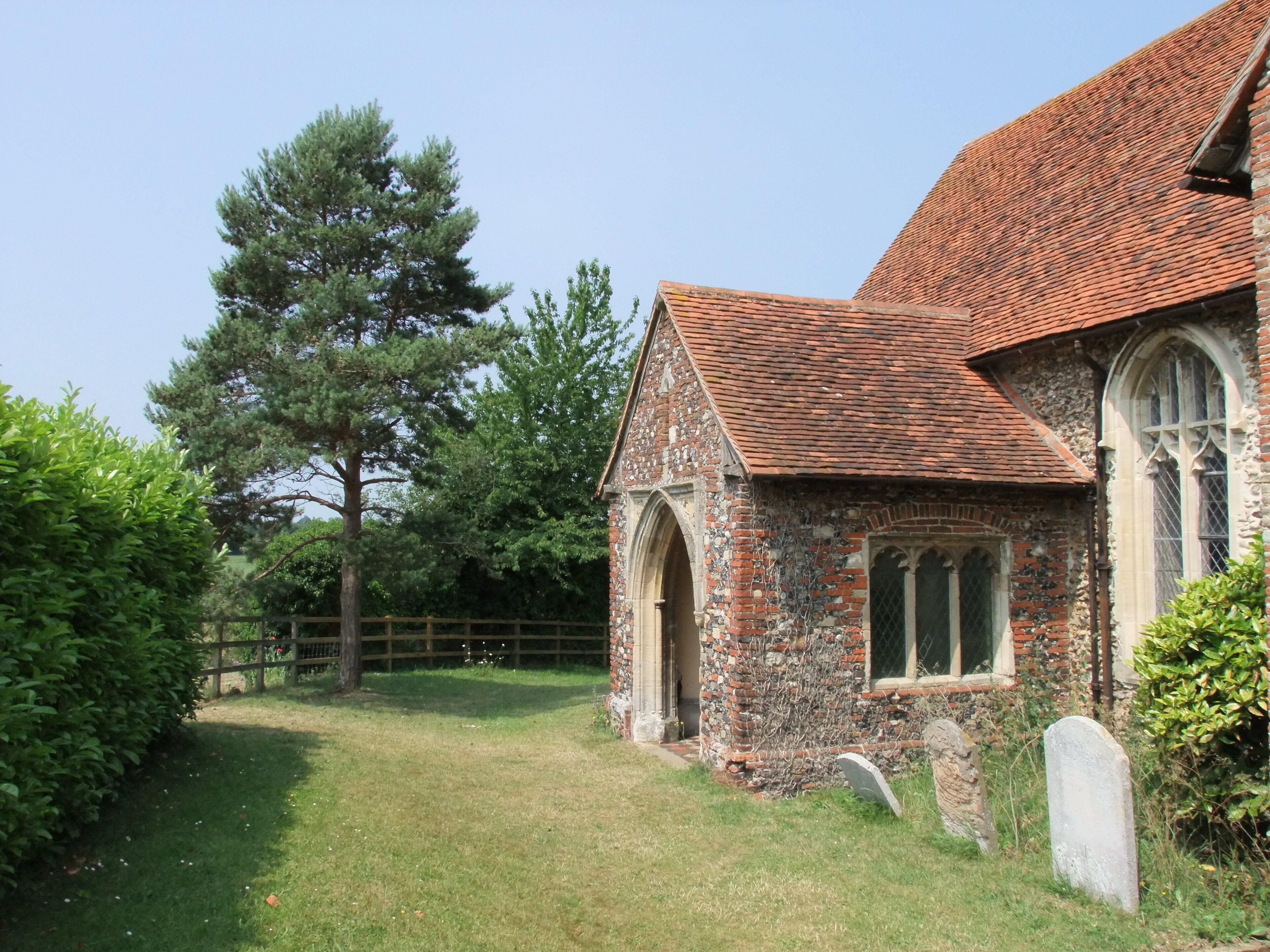 Porch of St John the Baptist Church, Mount Bures
