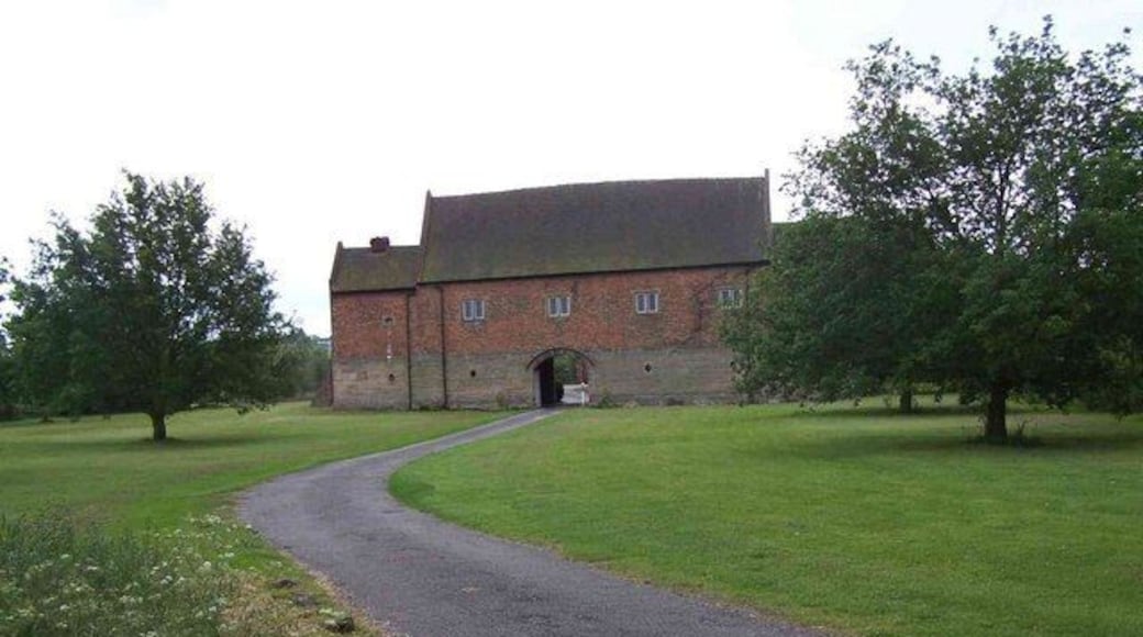 Old Hall Gatehouse, Mavesyn Ridware A 14th century gatehouse with early 18th century alterations. It is timber framed, partly replaced in brick and stone, and has a plain tile roof. The principal range has four bays and is aligned east-west, with a single-bay annexe at each end, on the same alignment. It is two storeys high. The Hall itself has been replaced by a C18 building. It was built by the Mavesin (Malvoisin) family from whom the village is named.