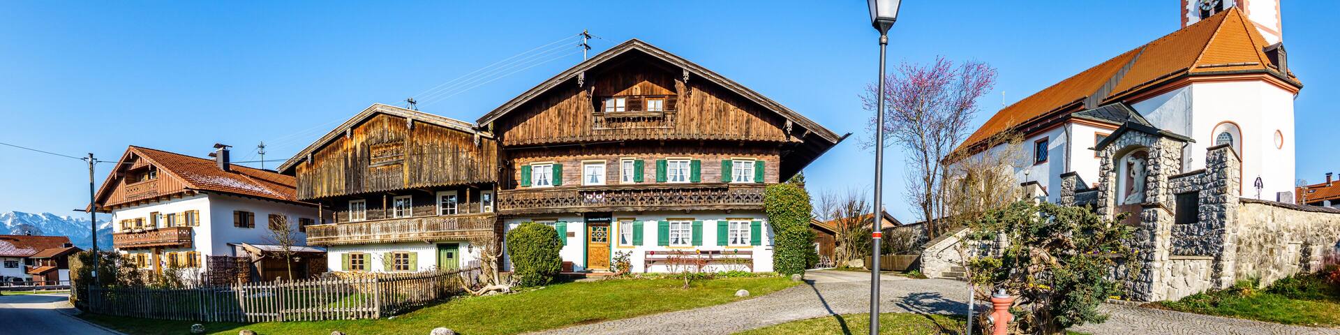 landscape and village wackersberg