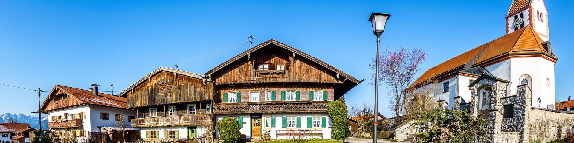 landscape and village wackersberg