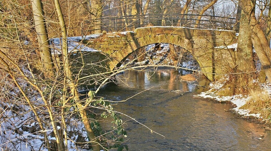 alte Bogenbrรผcke รผber die Pfinz